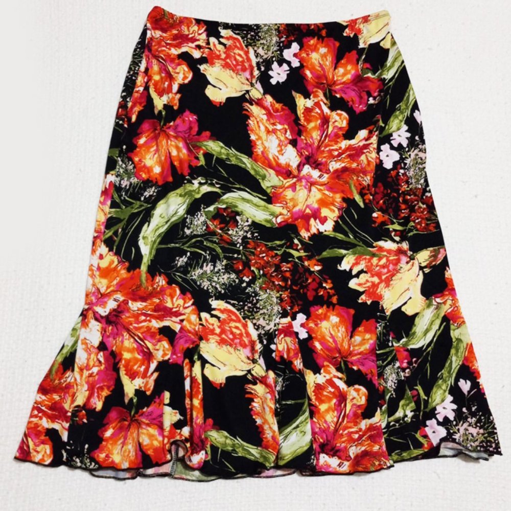Kim Rogers Floral Skirt